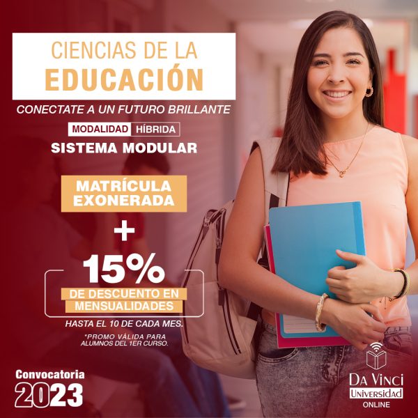 Ciencias de la educación promo